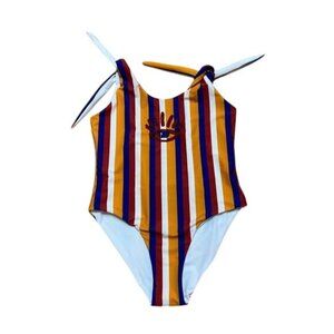 Ambra Maddalena The Evil Eye One-Peace in the Capri Stripe